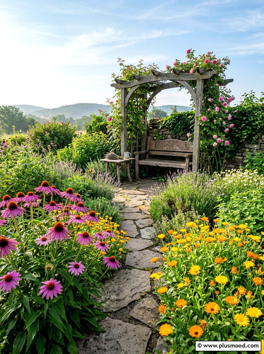 Medicinal Herb Garden - 25 summer edible garden ideas