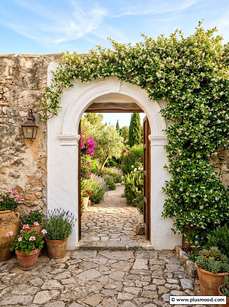 Mediterranean Arched Doorways - 25 summer Mediterranean patio ideas