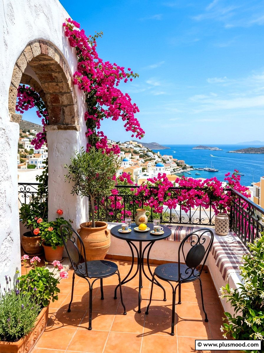 Mediterranean Balcony Style - 25 summer balcony entertaining ideas
