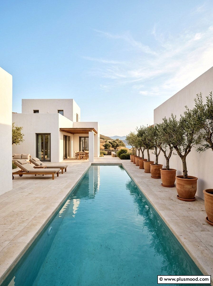 Mediterranean Contemporary Pool Design - 25 pool landscaping ideas for contemporary homes