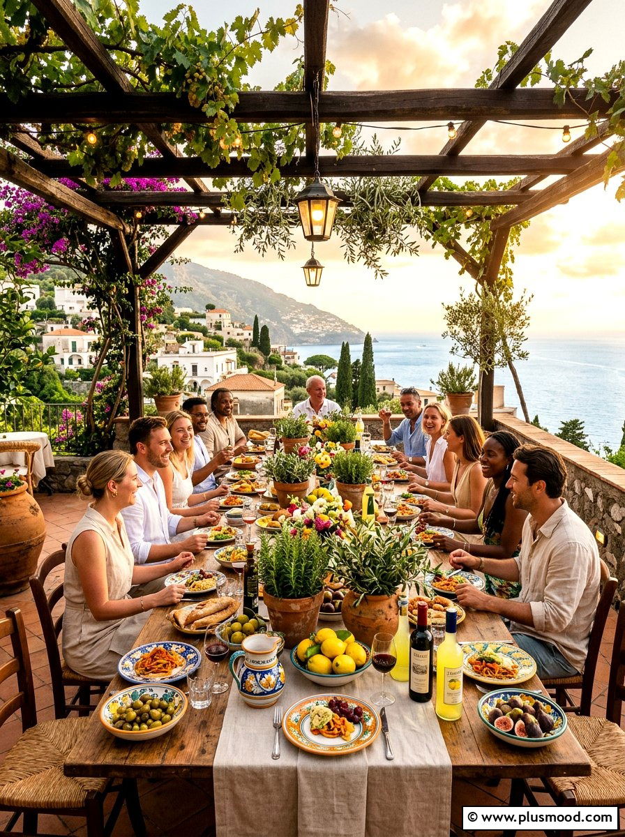 Mediterranean Dining Setup - 25 summer outdoor buffet ideas
