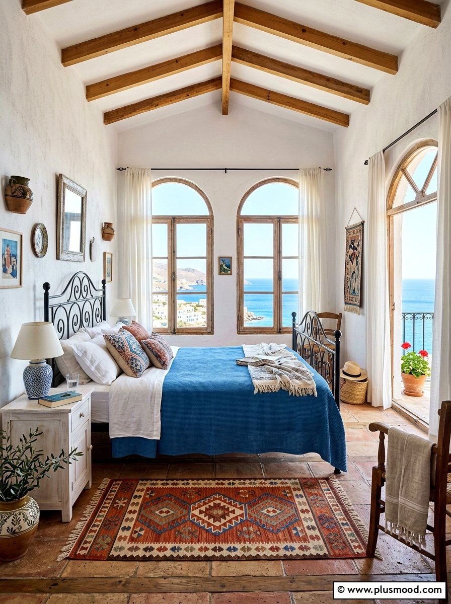 Mediterranean Interior Bedroom - 25 summer apartment bedroom ideas