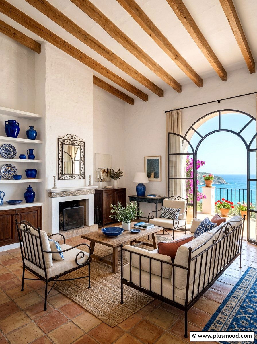 Mediterranean Living Room Decor - 25 summer refreshing living room ideas