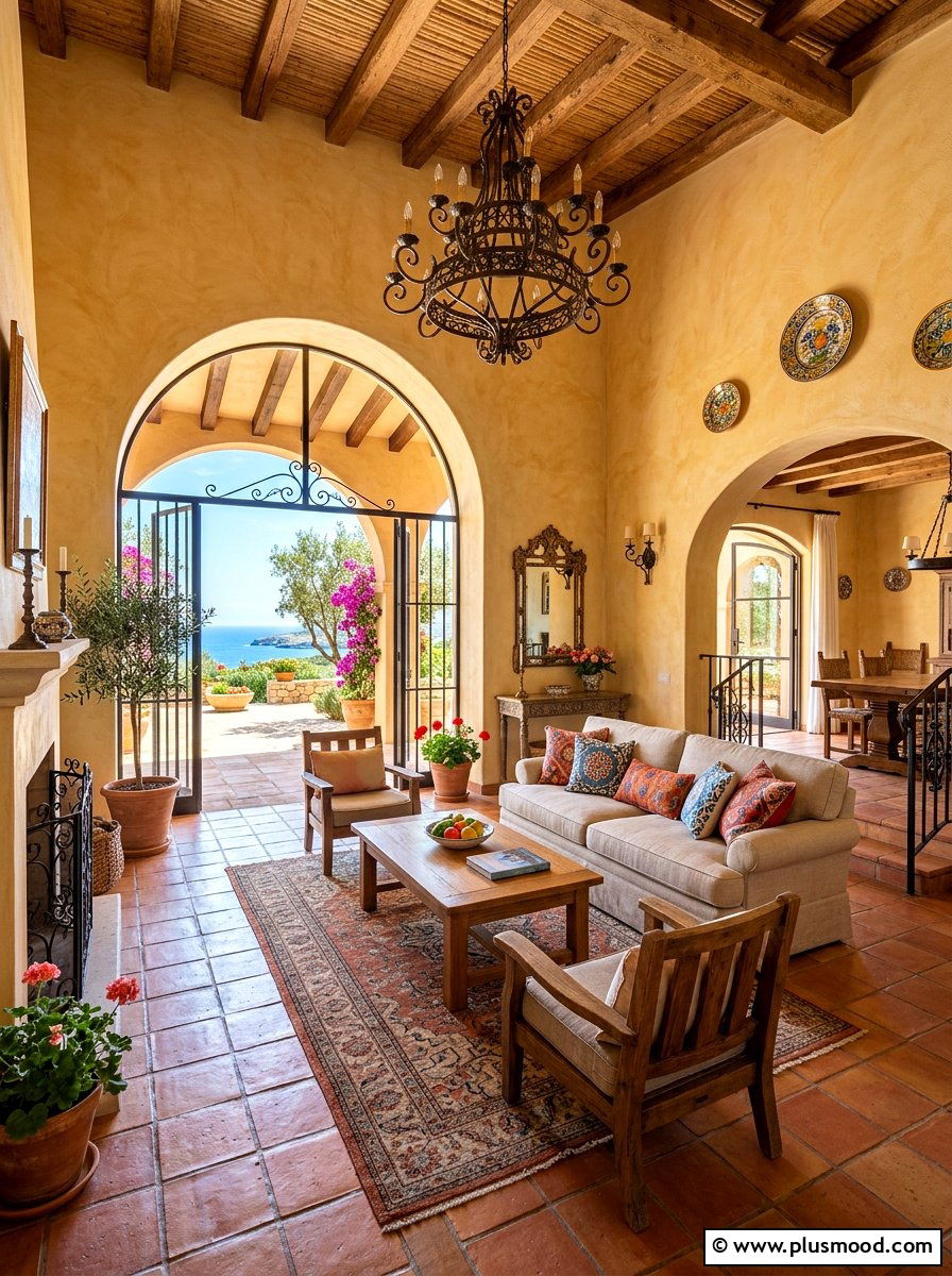 Mediterranean Living Room - 25 best summer living room ideas