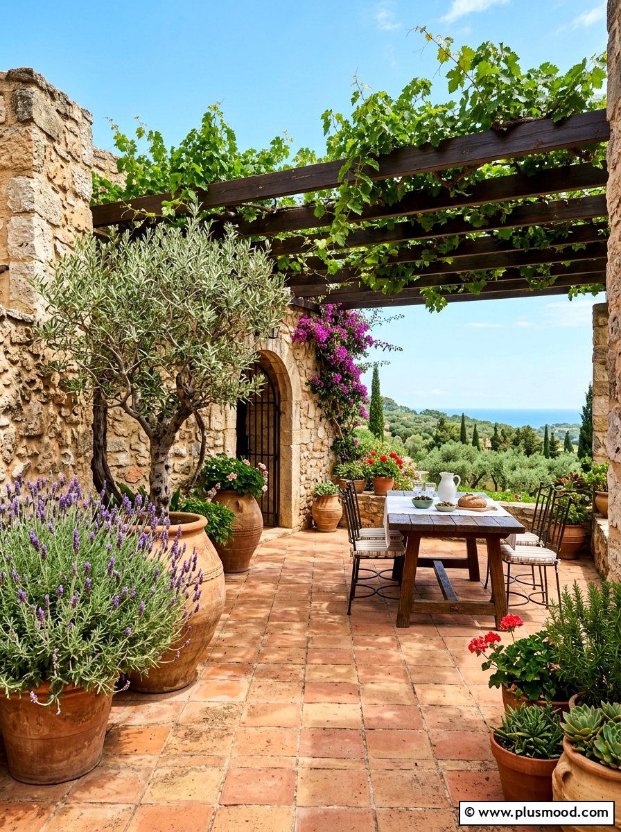 Mediterranean Patio - 25 summer garden ideas