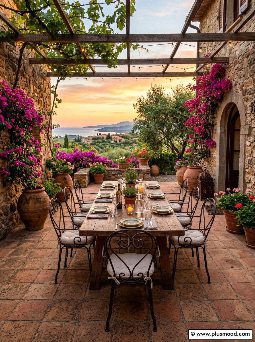 Mediterranean Patio - 25 summer house decor ideas