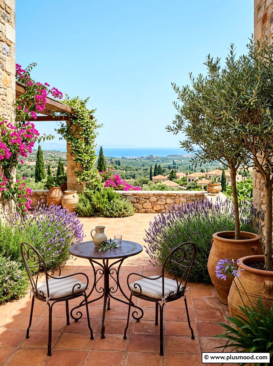Mediterranean Patio - 25 summer patio garden ideas