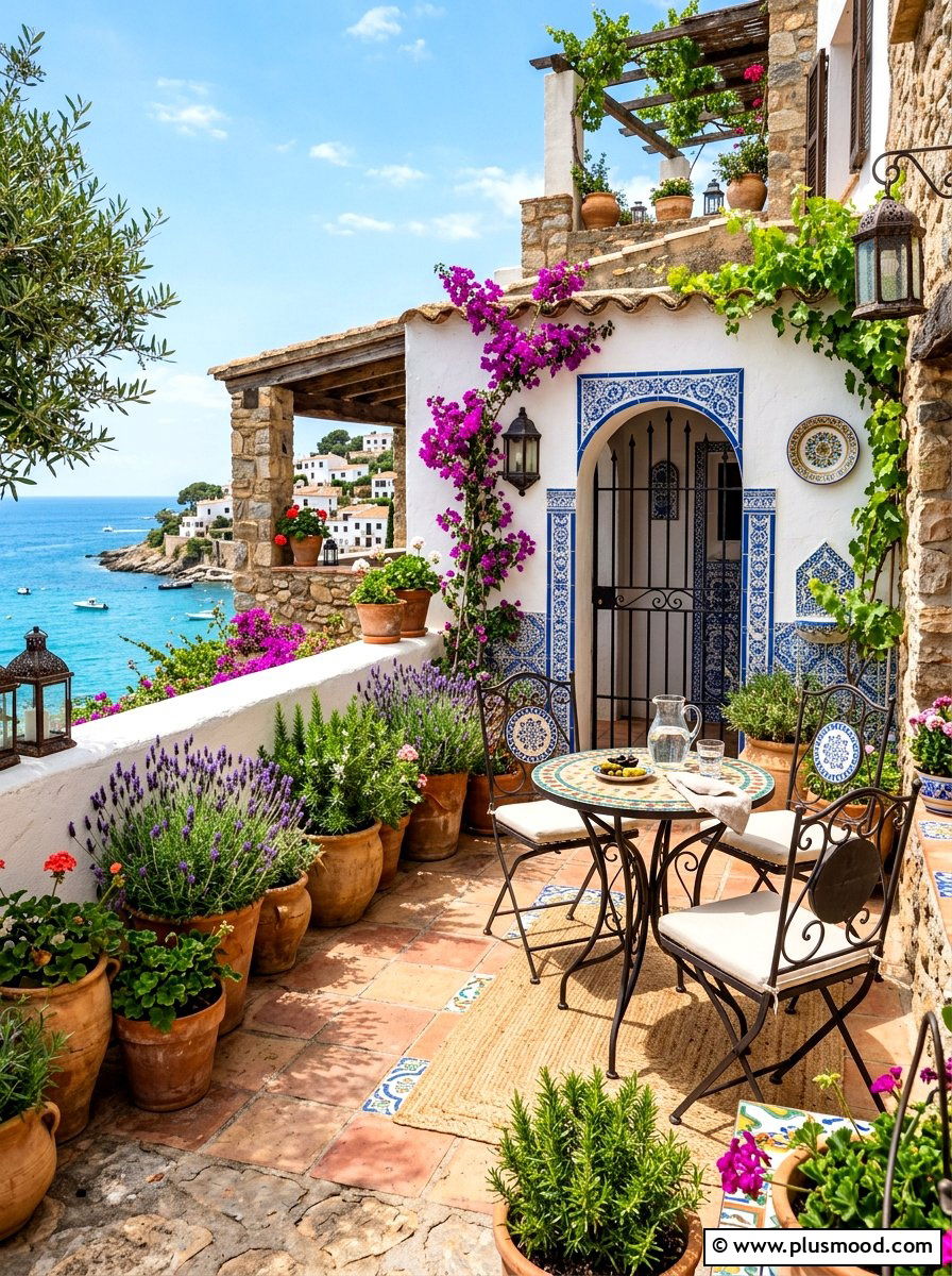 Mediterranean Patio Decor - 25 cheap summer home decor ideas