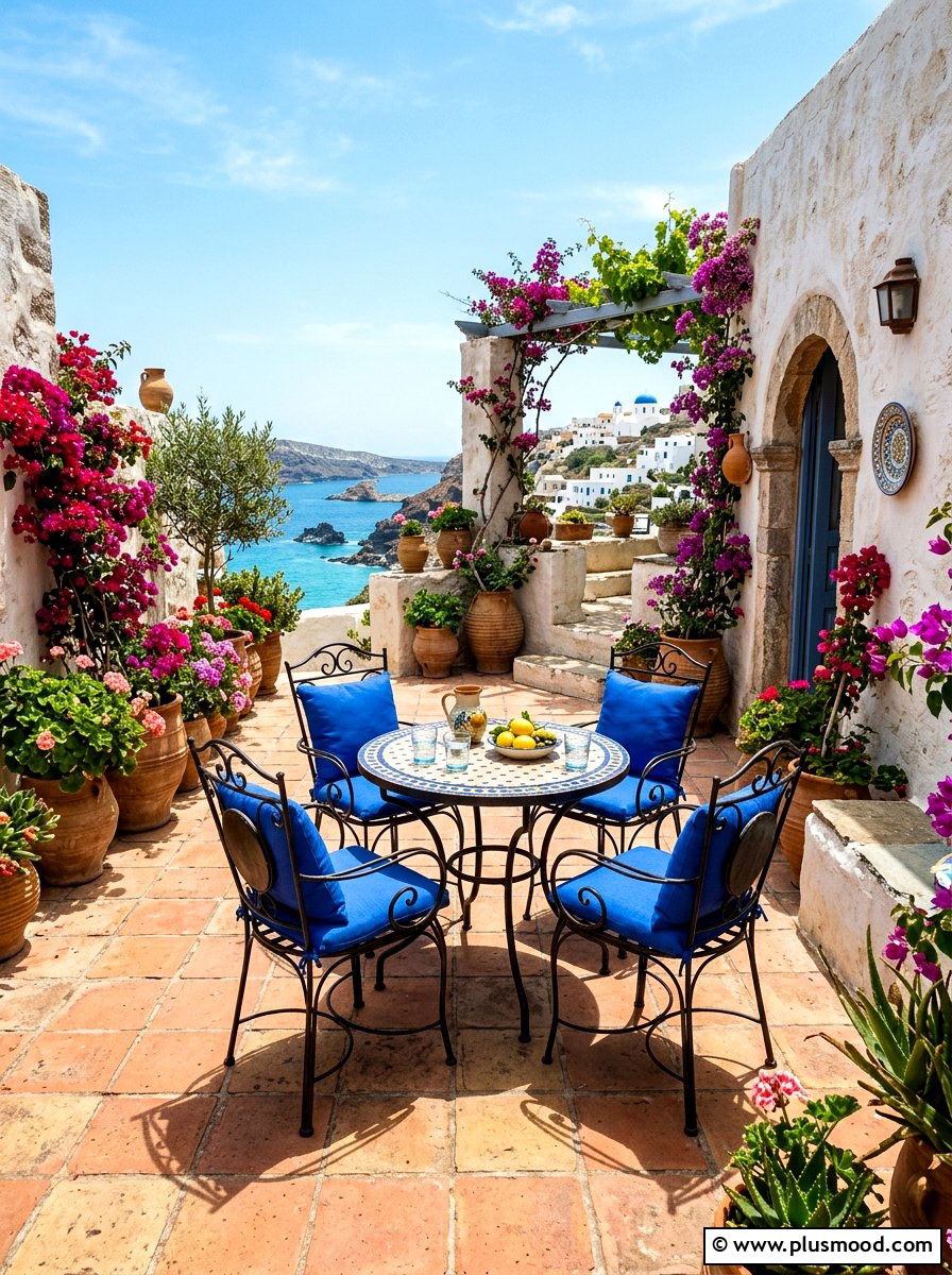 Mediterranean Patio Style - 25 fresh summer decorating ideas