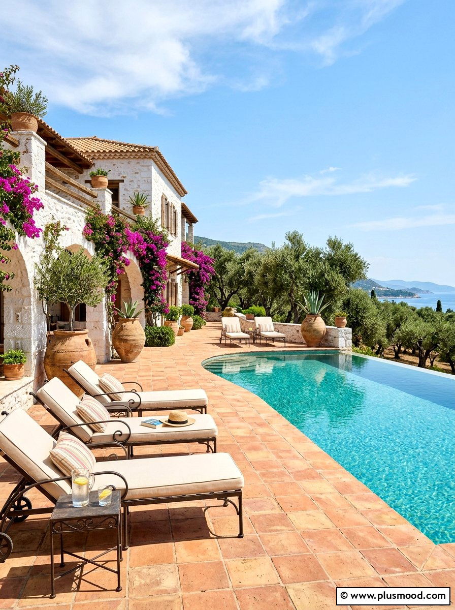 Mediterranean Pool Patio - 25 summer pool patio ideas