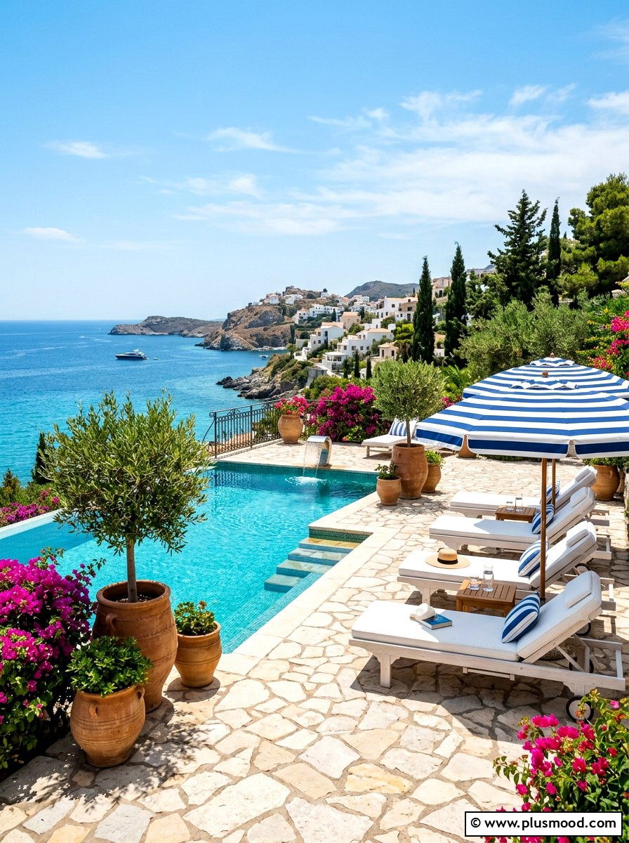 Mediterranean Pool Setup - 25 summer pool party setup ideas