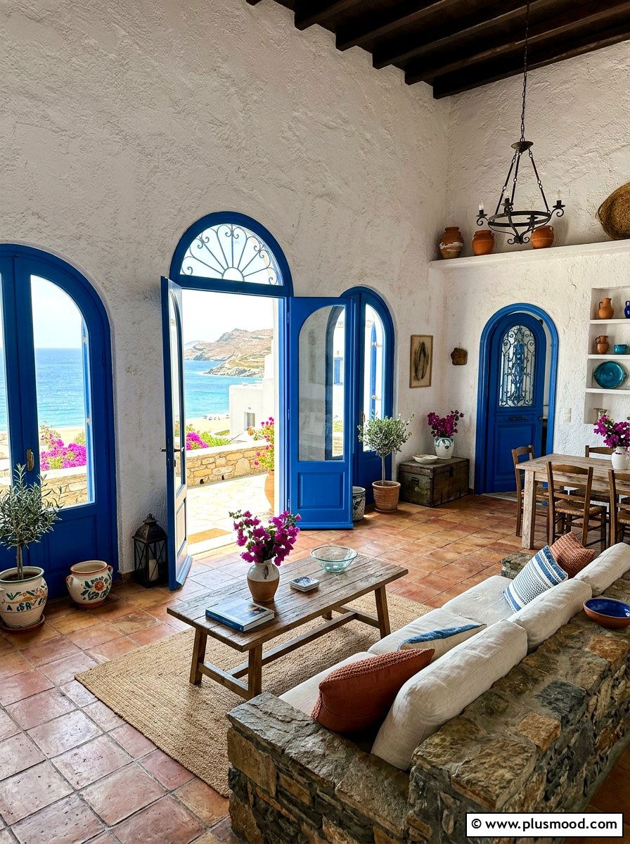 Mediterranean Style Beach Home - 25 summer beach house decorating ideas