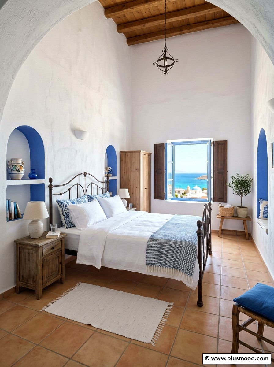 Mediterranean Style Bedroom - 25 small summer bedroom ideas