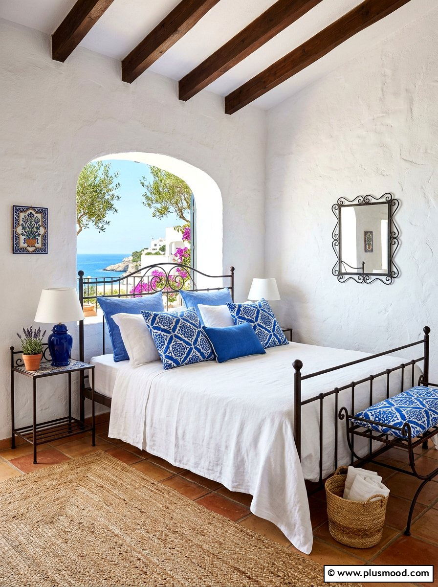 Mediterranean Style Bedroom - 25 summer bed styling ideas