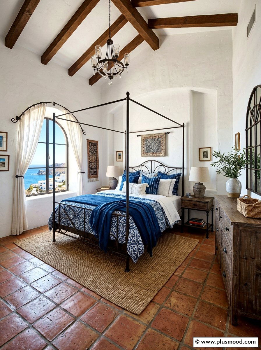 Mediterranean Style Bedroom - 25 summer bedroom decor ideas