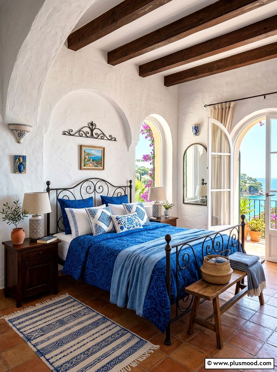 Mediterranean Style Bedroom - 25 summer bedroom ideas
