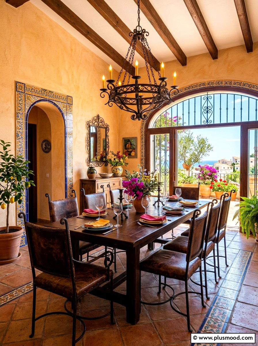 Mediterranean Style Dining Room - 25 late summer dining room ideas