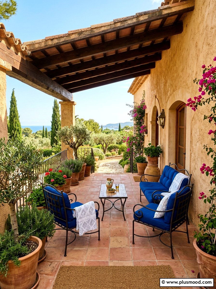 Mediterranean Style Front Porch - 25 summer front porch ideas