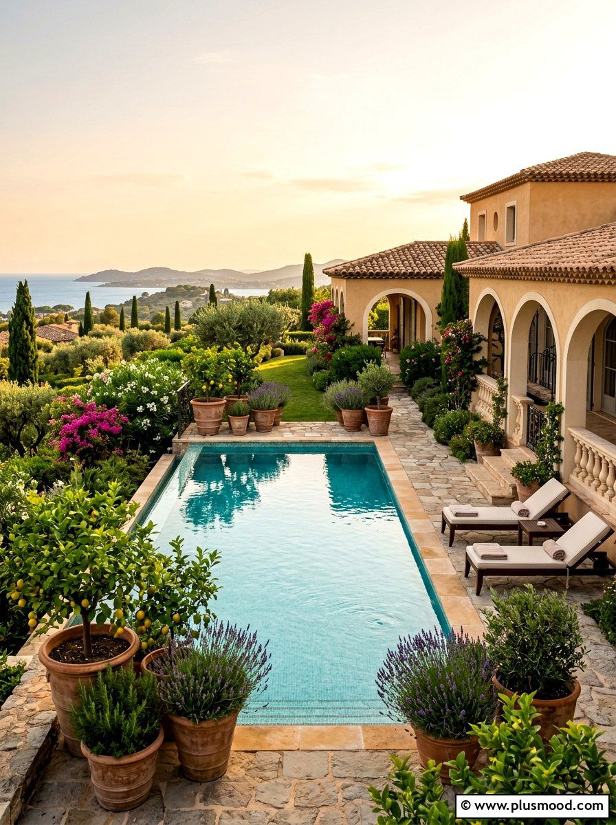 Mediterranean Style Pool Landscape - 25 pool landscaping ideas for Florida homes