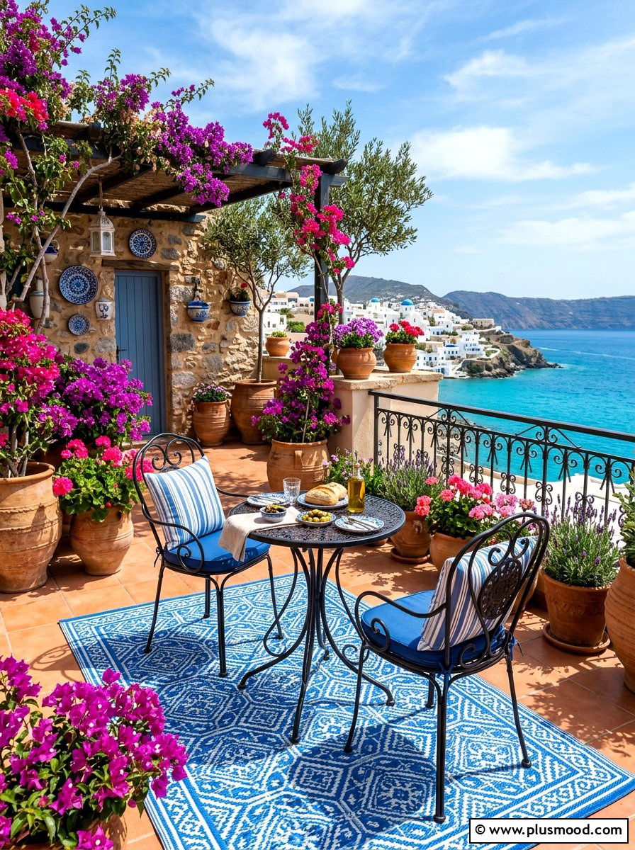 Mediterranean Terrace Decor - 25 summer balcony ideas