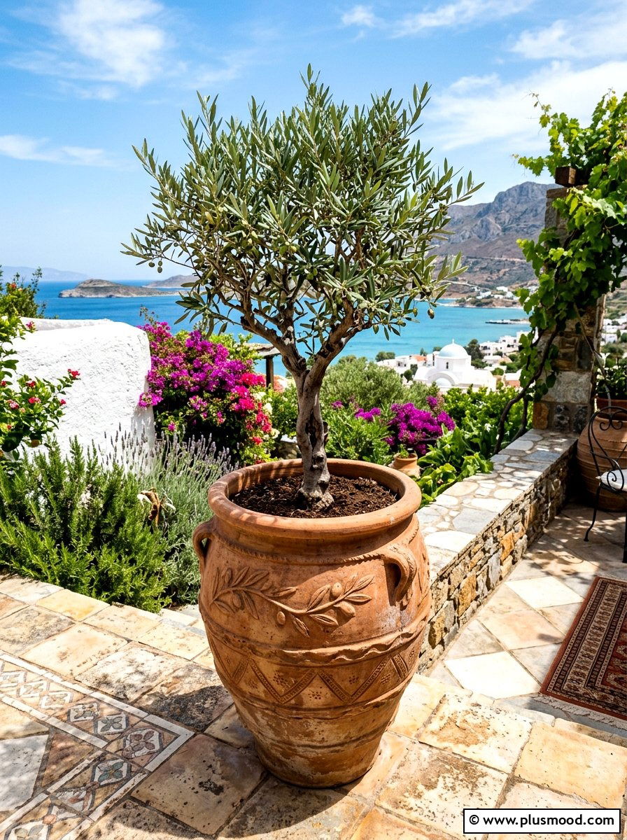 Mediterranean Terracotta Pot - 25 summer deck planter ideas