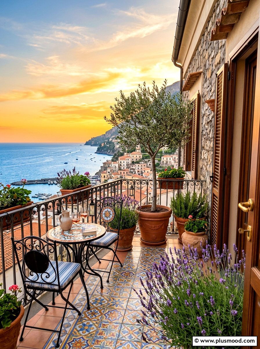 Mediterranean balcony - 25 late summer home refresh ideas