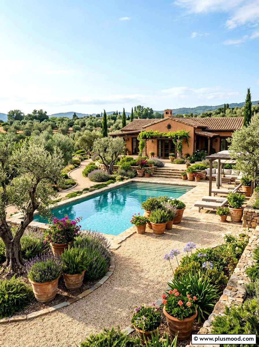 Mediterranean pool landscaping - 25 pool landscaping ideas for ranch homes