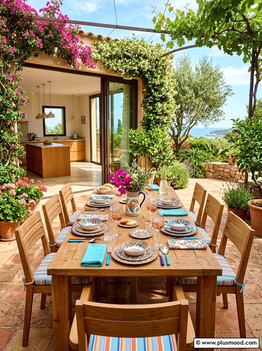 Melamine Outdoor Dinnerware - 25 summer kitchen accessories ideas