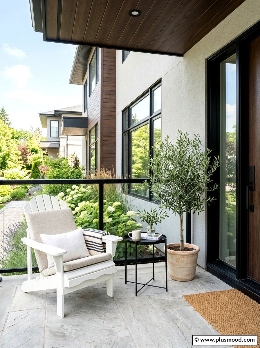 Metal Side Tables - 25 late summer front porch ideas