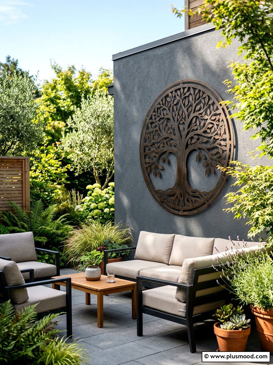 Metal Wall Decor - 25 Outdoor Garden Decor Ideas
