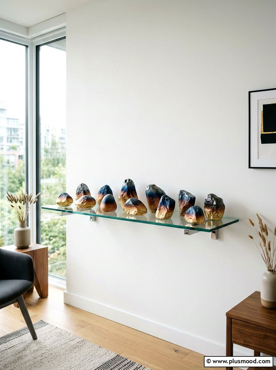 Metallic Ombre Finish - 25 painted rock ideas with metallic paint