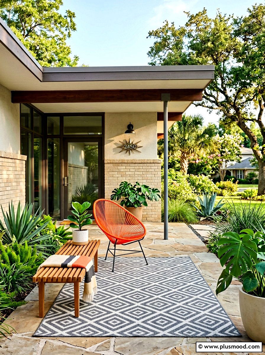 Mid Century Modern Front Porch - 25 summer front porch ideas
