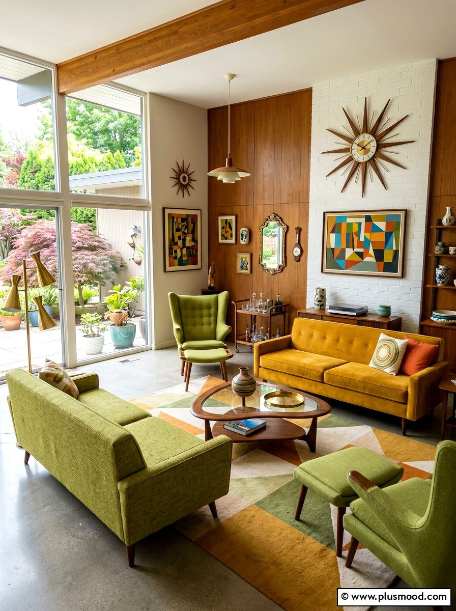Mid Century Modern Living Room - 25 best summer living room ideas