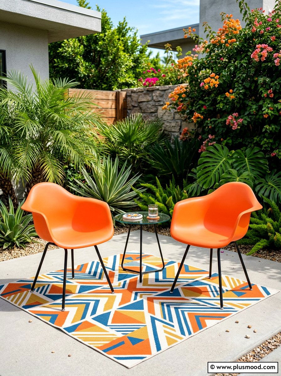 Mid Century Modern Outdoor Chair - 25 summer front porch seating ideas