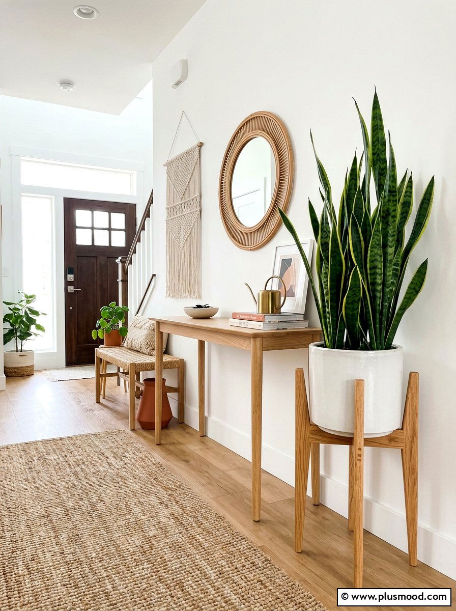 Mid Century Modern Plant Stand - 25 summer boho planter ideas