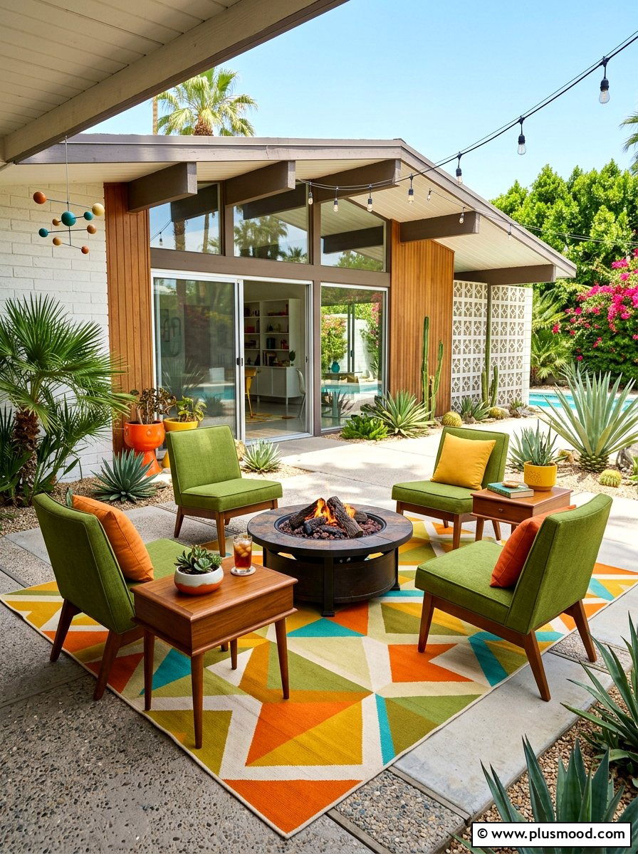 Mid Century Patio - 25 summer patio decor ideas