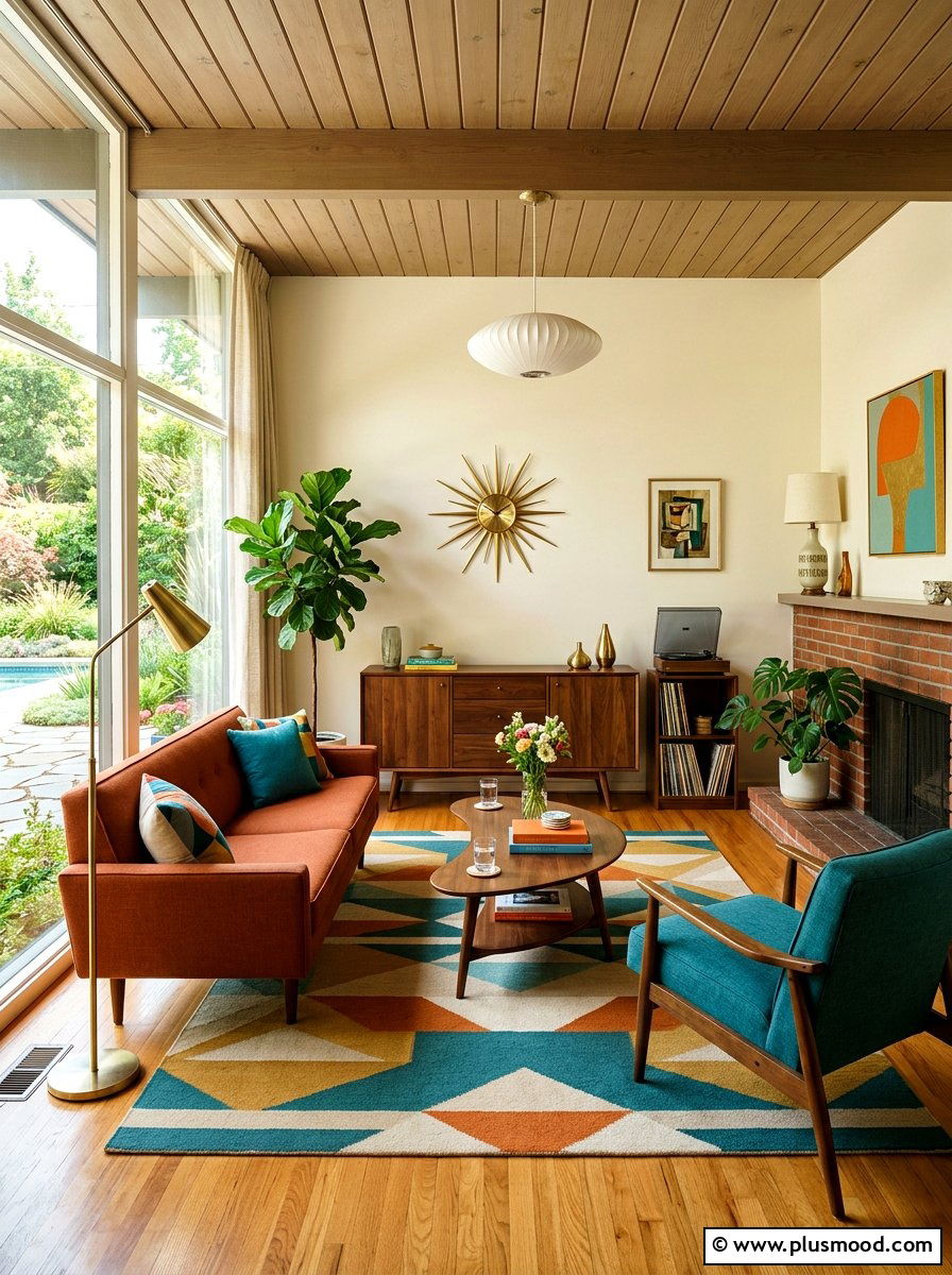 Mid Century Summer Living Room - 25 modern summer living room ideas