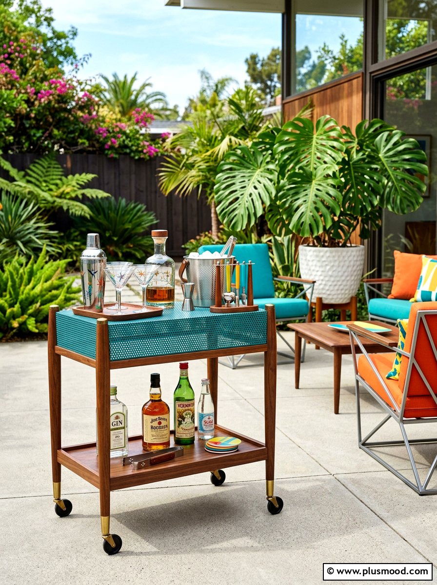 25 Summer Outdoor Serving Cart Ideas for Easy Hosting