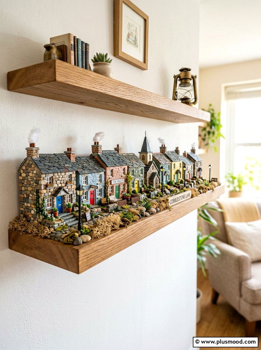 Miniature house stones - 25 painted rock ideas with acrylic paint