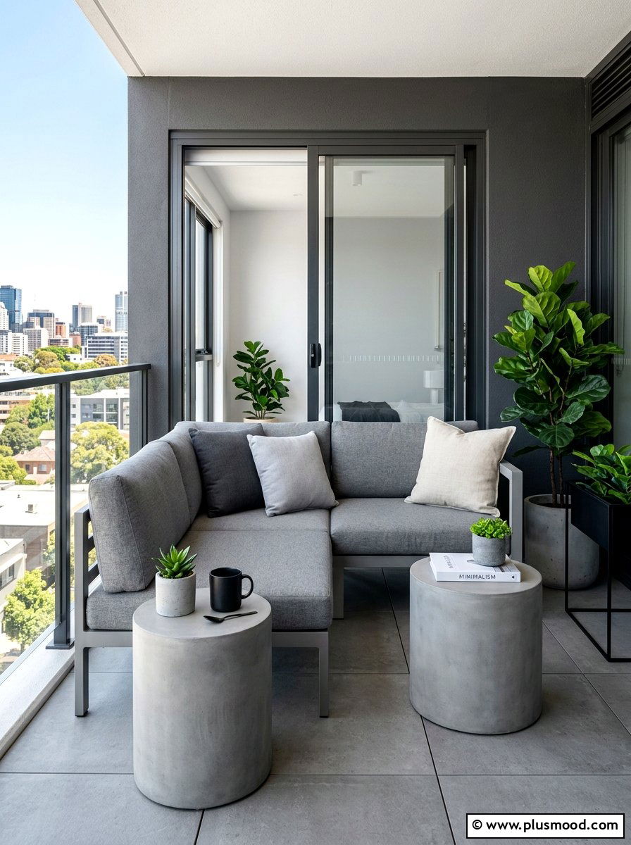 Minimalist Apartment Patio Setup - 25 summer apartment patio ideas