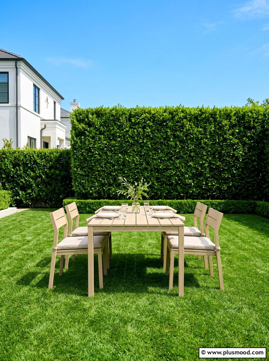 Minimalist Backyard Dining - 25 summer backyard dining ideas