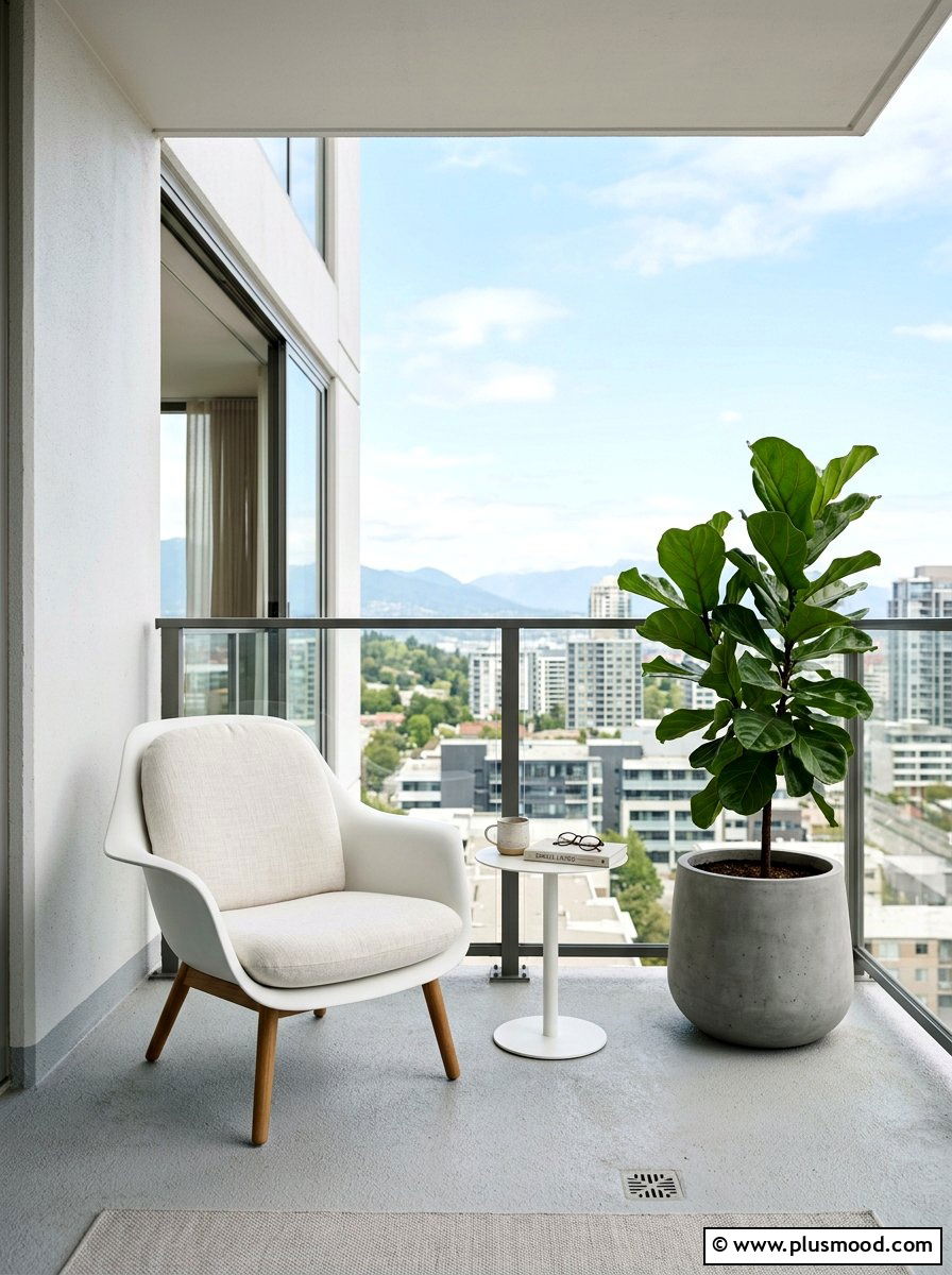Minimalist Balcony Setup - 25 summer balcony refresh ideas