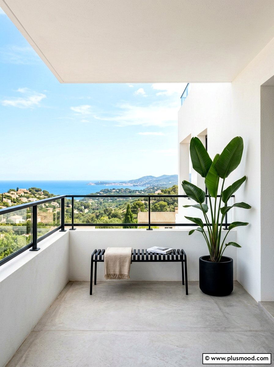 Minimalist Balcony Style - 25 cute summer balcony ideas