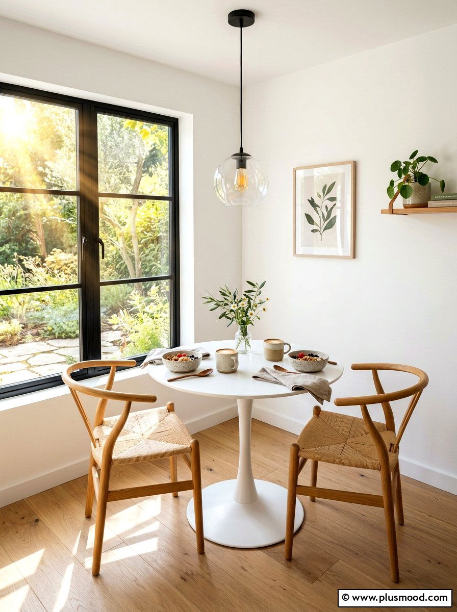 Minimalist Breakfast Corner - 25 summer minimalist summer decor ideas