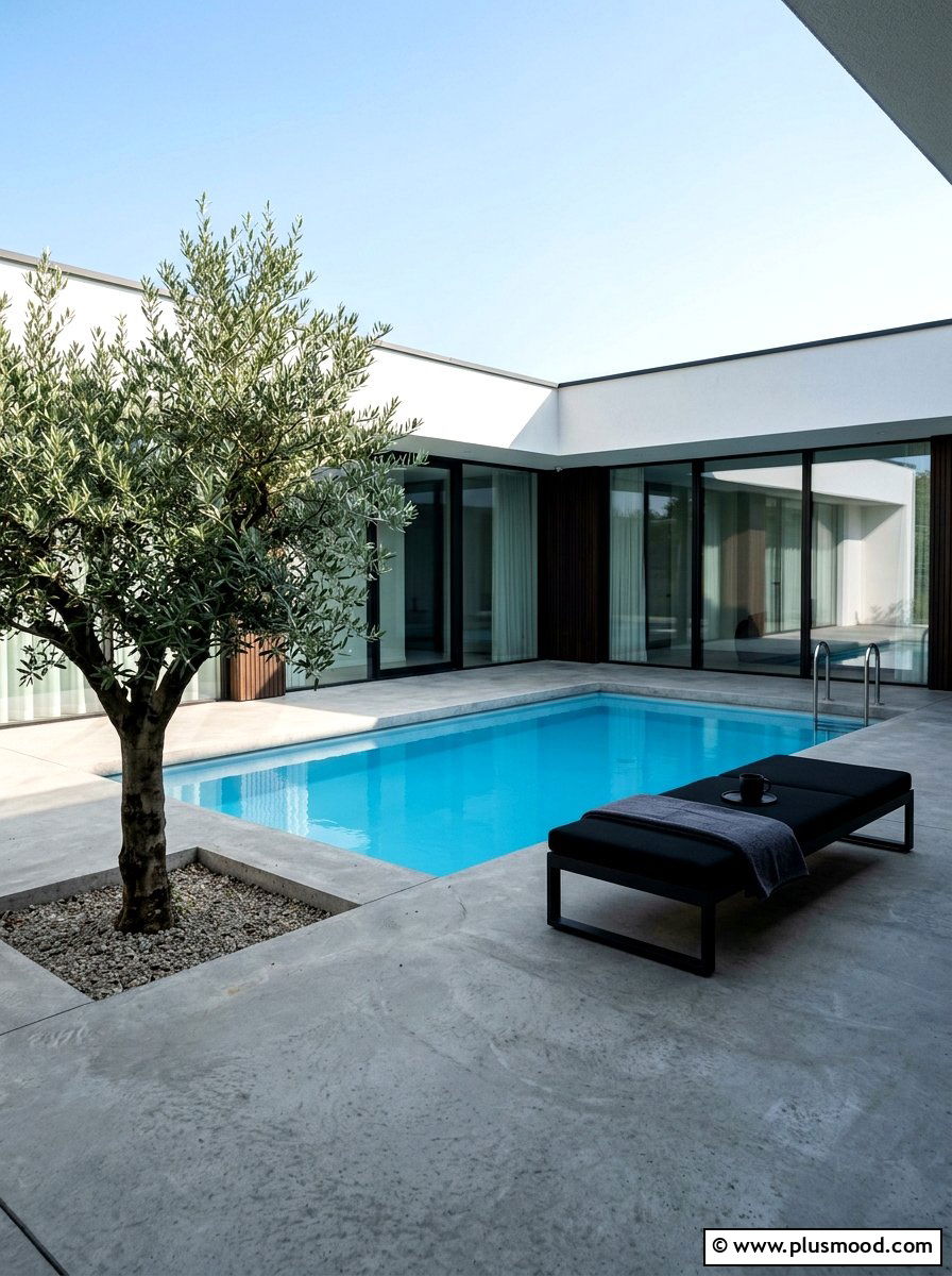 Minimalist Concrete Pool - 25 summer backyard pool ideas