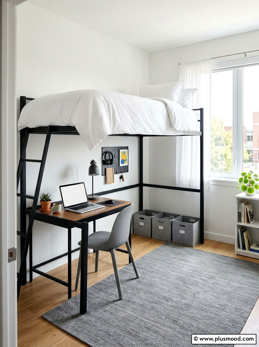 Minimalist Dorm Setup - 25 summer dorm room ideas