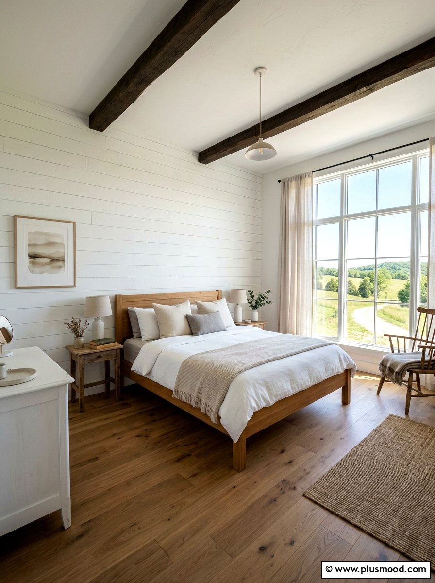 Minimalist Farmhouse Bedroom - 25 farmhouse summer bedroom ideas