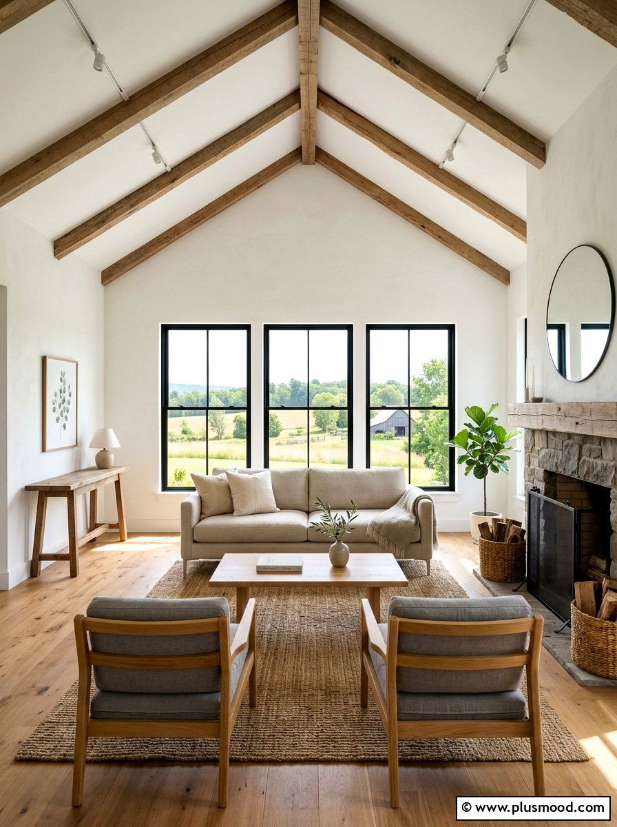 Minimalist Farmhouse Style - 25 farmhouse summer living room ideas