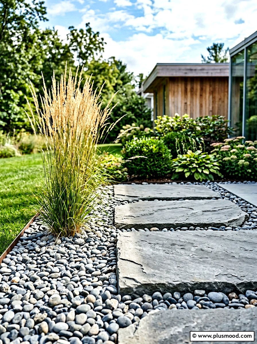 Minimalist Flagstone Hardscape - 25 small backyard ideas with flagstone
