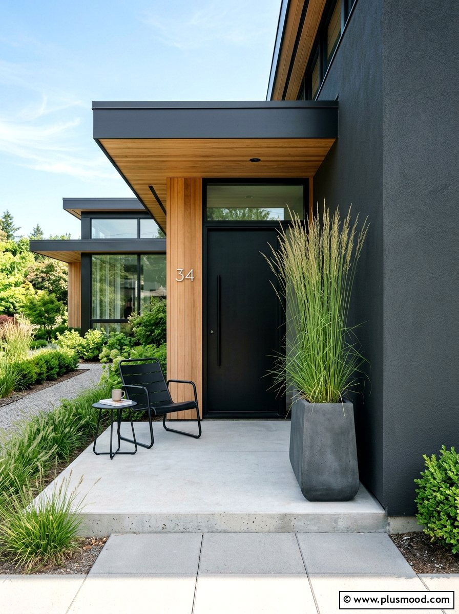 Minimalist Front Porch - 25 summer small front porch ideas